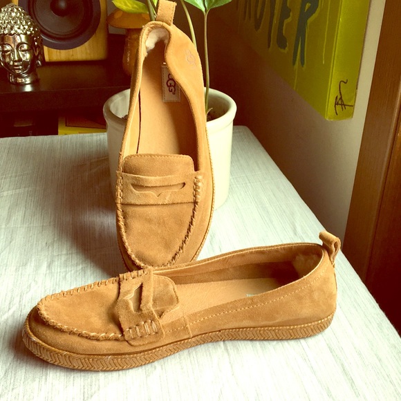 ugg penny loafers